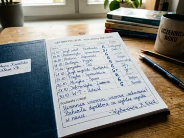Uczennica ciesząca się z dobrych ocen — korepetycje dla szkoły podstawowej we Wrześni